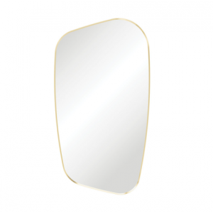 Capriccio Urban Brass Asymmetrical Framed Mirror